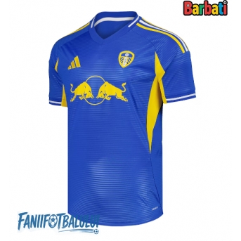 Leeds United Tricou Fotbal Replică 2025-26 Barbati Deplasare